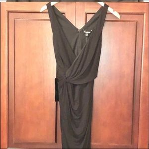 🆕 NWT Bebe sexy asymmetrical draped dress